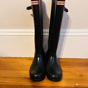 Hunter Original Black Gloss Rain Boots